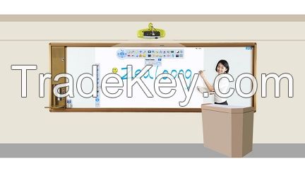 100 inch 4m length Interactive whiteboard learning system