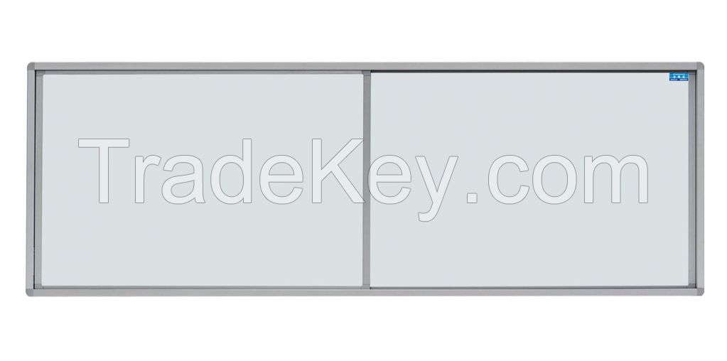 Silver-grey dust-free writing board