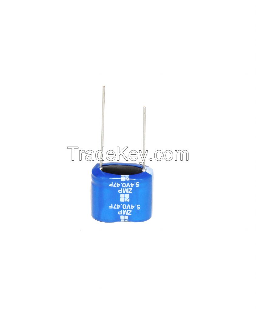 super capacitor 5.4V 0.47F 1F 1.5F 2.5F 5F 7.5F