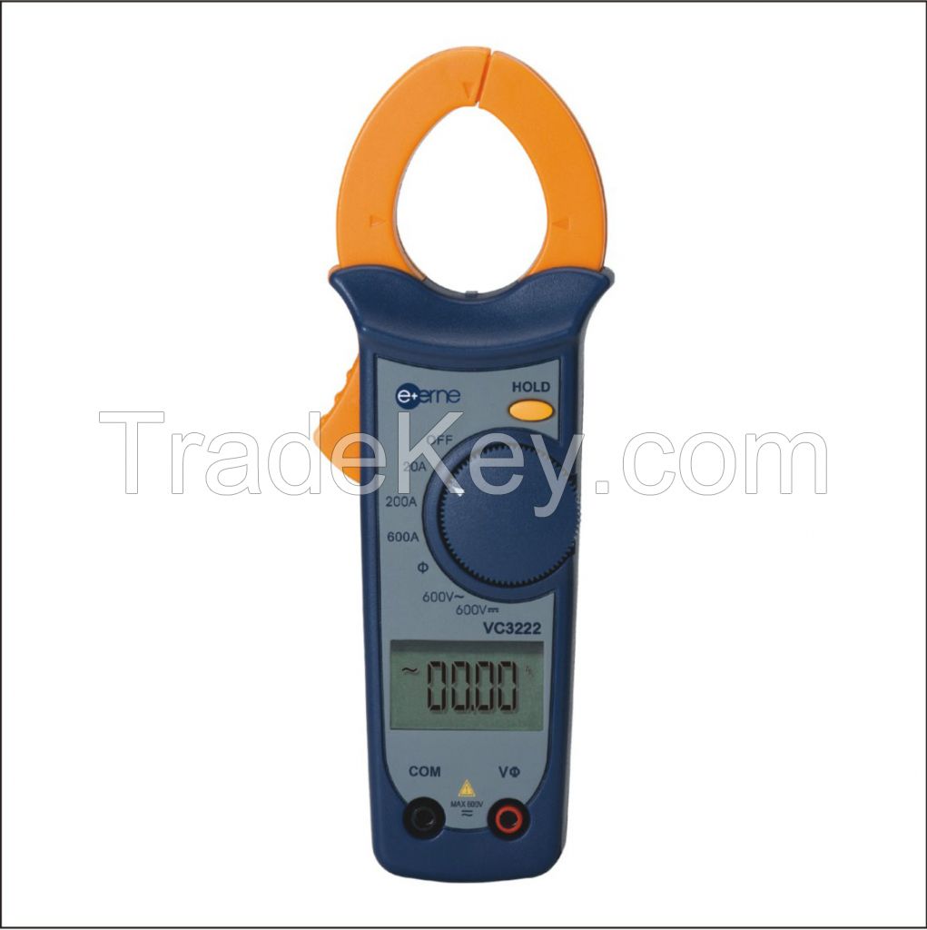 VC3222 current/voltage/phase determine/active power/power factor clamp meter