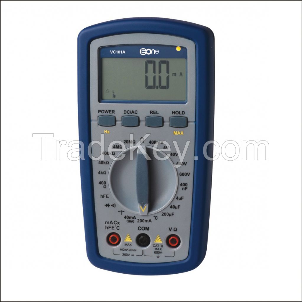 VC101A All Ranges Protection Self-Recharge Digital Multimeter  Temperature/Resistance/Continuity/Capacitance/Galvonometer/Transistor/Diode