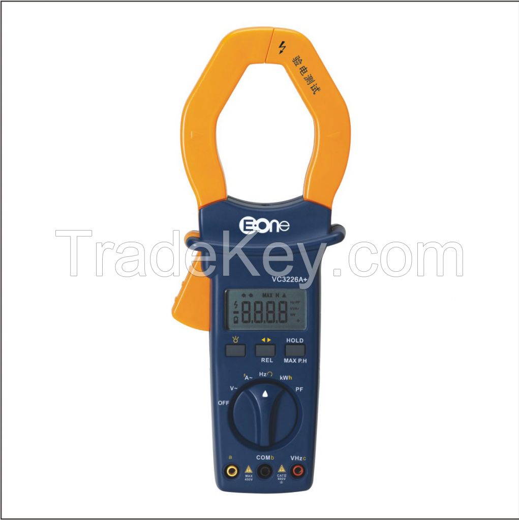 VC3226A+ True-RMS Clamp Power Meter  Apparent power/Effective power/Reactive power/Fundamental power/Fourier component/HP