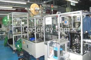 Semi- automatic machine for contacting terminal of PinYi