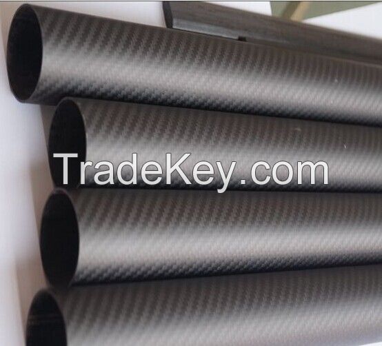 3K twill carbon fiber tube with matte surface