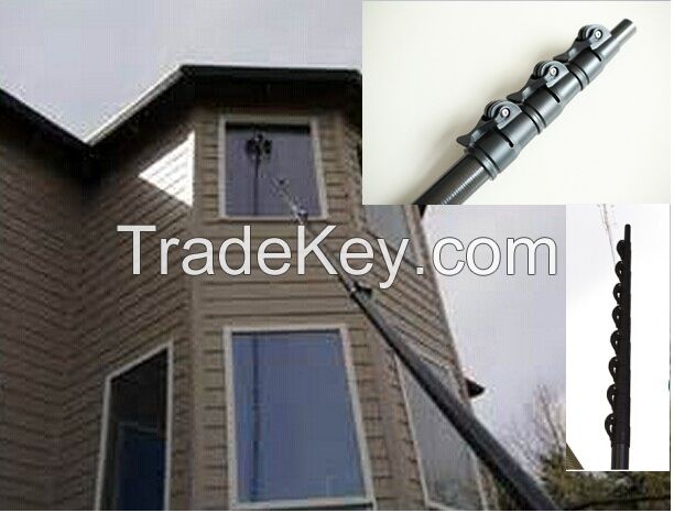 Carbon fiber window cleaning pole