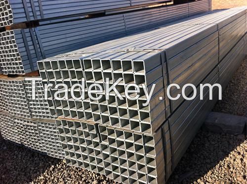 BV Approved rectangular galvanized steel pipe