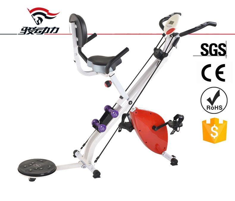 Indoor giant X bike with recumbent seat