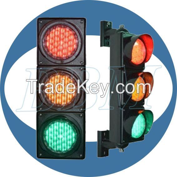 RYG full ball 100mm traffic light dual lens