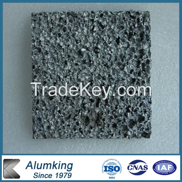 Aluminum foam board for sound insulation