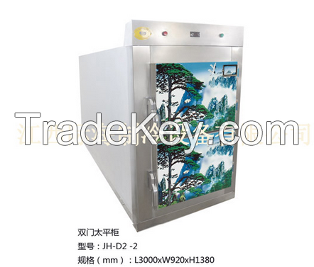 Wholesale mortuary freezer for 2 bodies