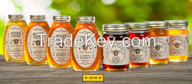 Raw honey from the United States