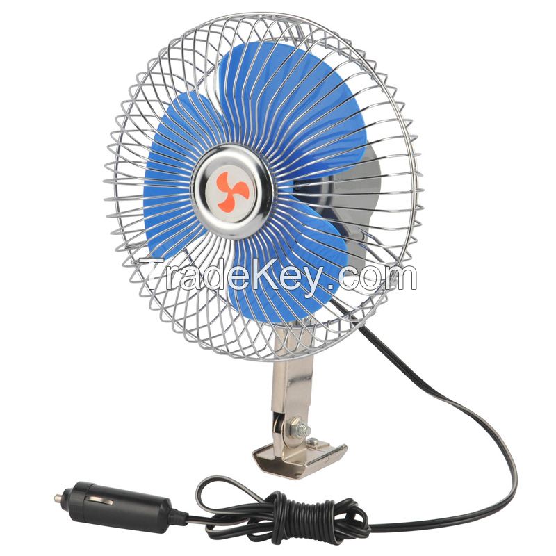 DC 12V/ 24V OSCILLATING CAR FAN