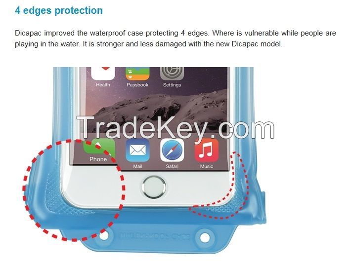 Up to 5.7inch Smartphone (New) Float 100% Waterproof case(WP-C2 New)
