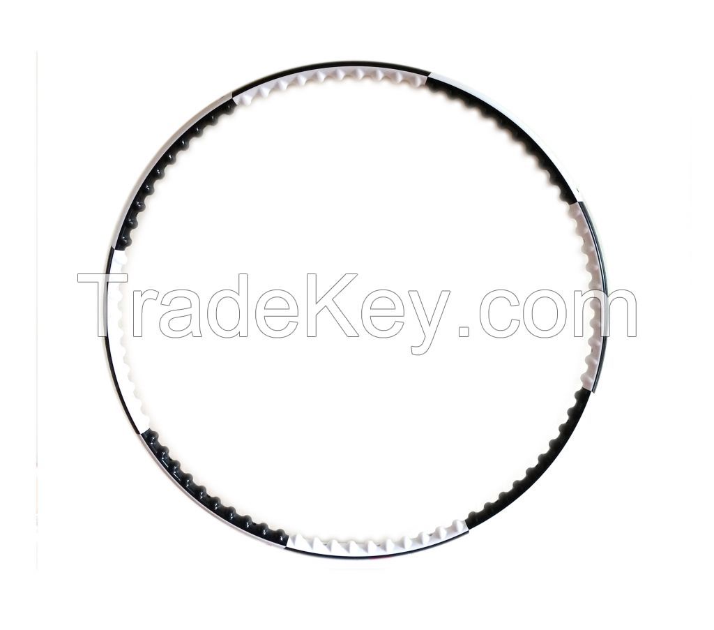 black and white massage hula hoop