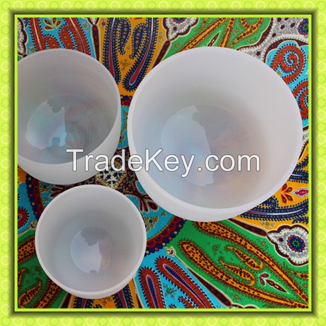 Chakra Tuned Quartz Crystal Singing Bowls