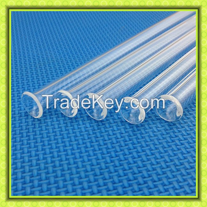 fused silica large diameter clear quartz tube pipe price