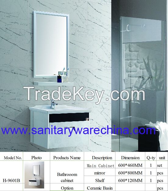 Modern Alunimun bathroom cabinet / aluminum alloy bathroom cabinet/Mirror Cabinet /H-9601B