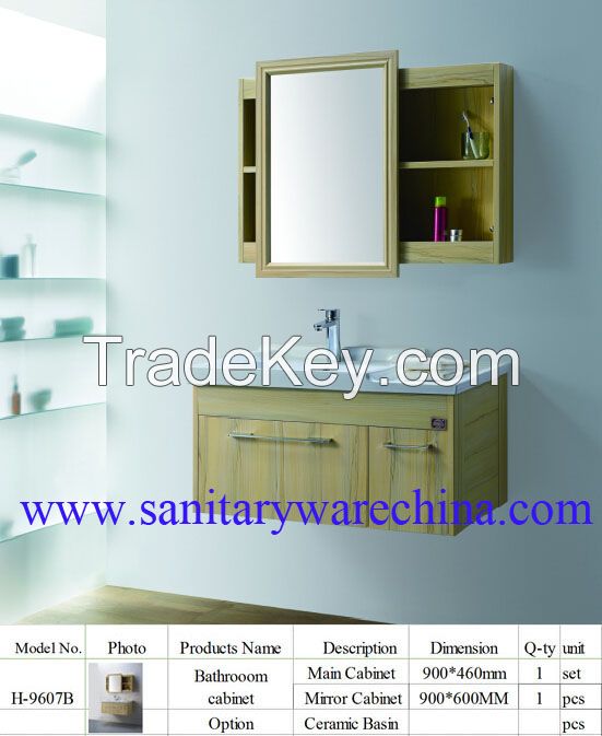 Modern Alunimun bathroom cabinet / aluminum alloy bathroom cabinet/Mirror Cabinet /H-9607B