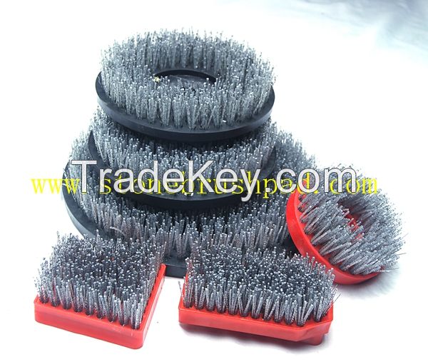 abrasive brush for antique stone surface