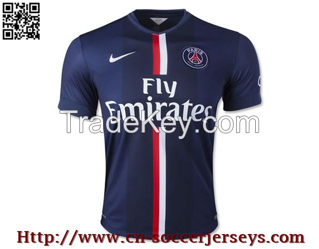 2014-15 Paris Saint-Germain home Soccer Jerseys Thai Quality France PSG Maillot de foot