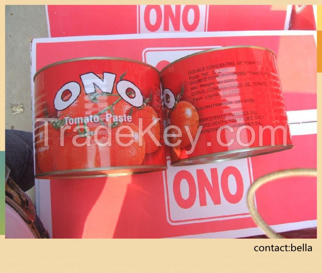 wholesale tomatoes canned tomato paste price 70gX50tins tomato sauce brix 28-30%