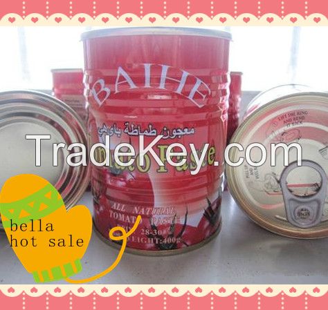 high quality canned tomato paste/tomato sauce/tomato ketchup xinjiang factory price