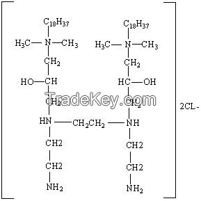 Cationic surface active agent dioctadecyl dimethyl - polyamine -quatemary diammonium salt