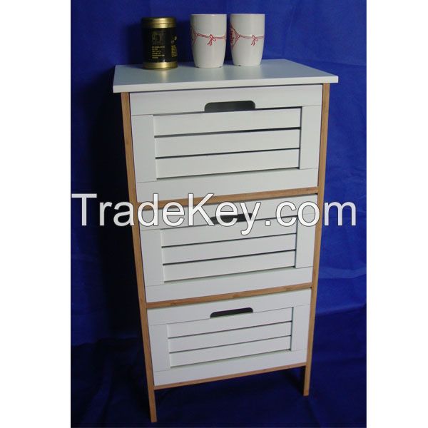 Exquisite 3 Drawers Wood Cabinet