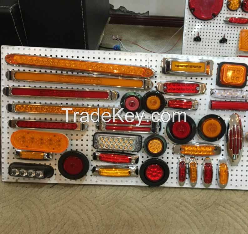 LED Side Marker Light rectangular/round/Reflex Reflectors Tail Light Signal Light