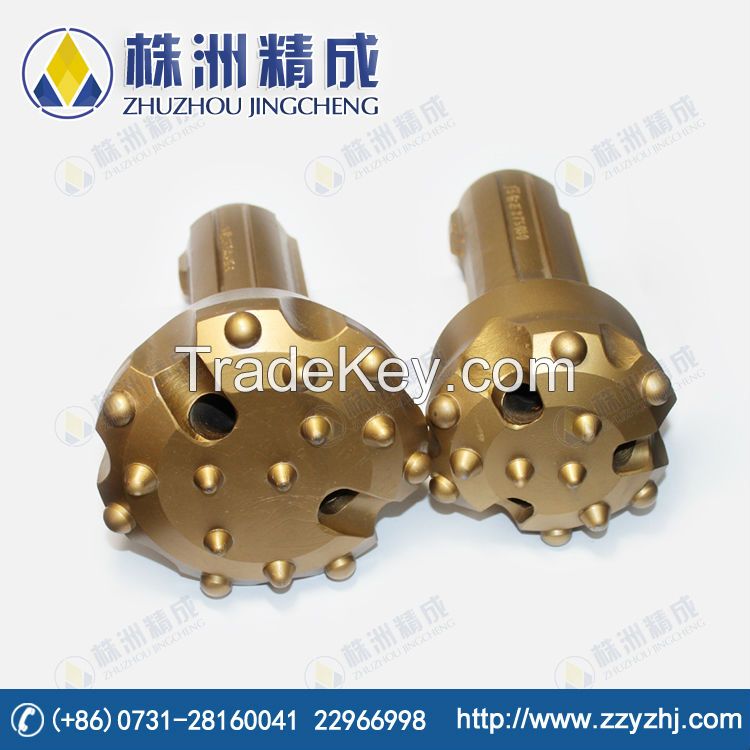 zhuzhou top factory low pressure dth rock drill bits