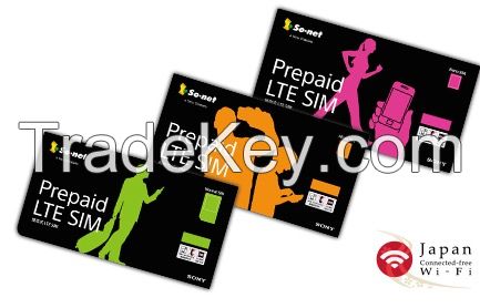 Selling Prepaid SIM card (100pcs 1 unit) using it in Japan