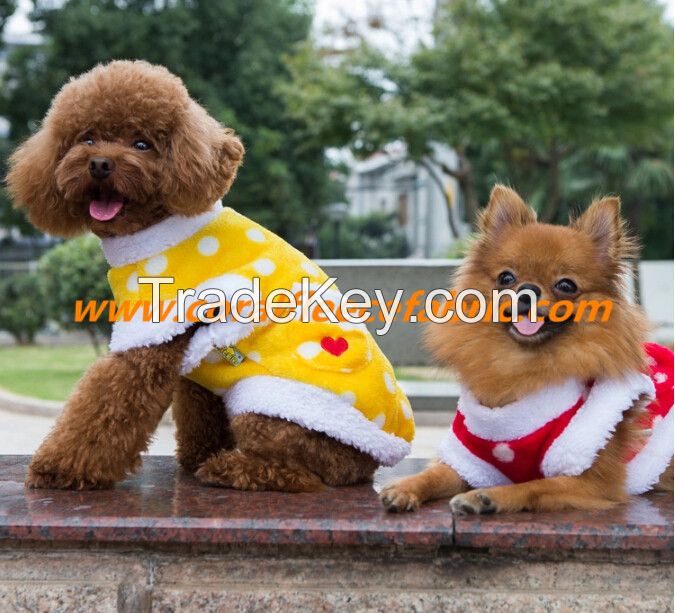OEM cute pet apparels for spring and autumn