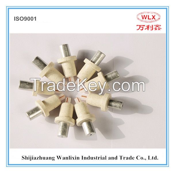 Disposable expendable thermocouple head/tip