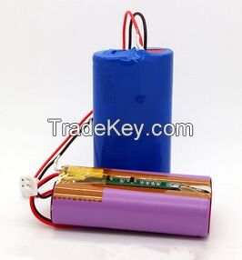18650 7.4V 1800mAh cylindrical battery pack