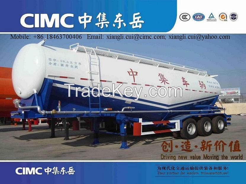 CIMC 30 cbm bulk cement semi trailer