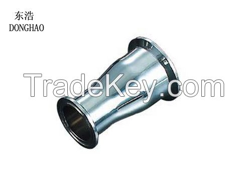 Sanitary stainless steel quick-install transition pipe