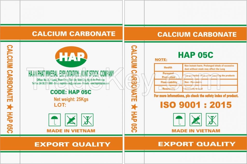 ULTRA-FINE CALCIUM CARBONATE POWDER FROM VIETNAM