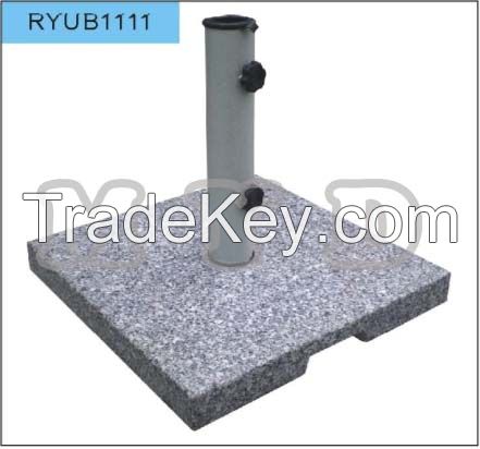 square grey granite umbrella base 20kgs