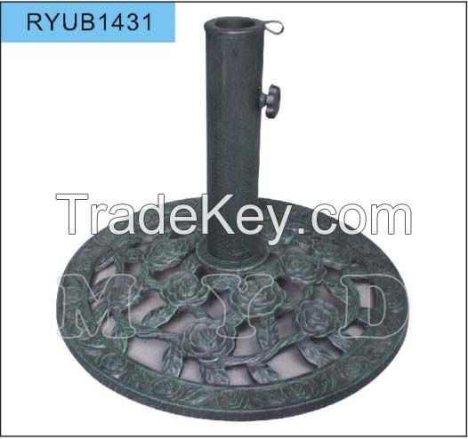 7kg round cast iron umbrella  base
