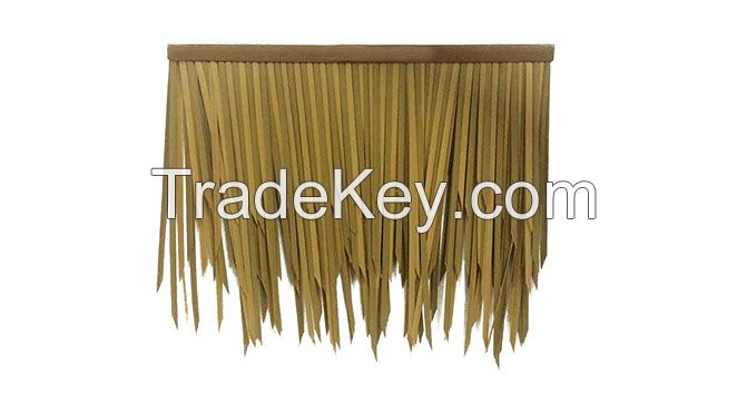 Plastic simulated thatch