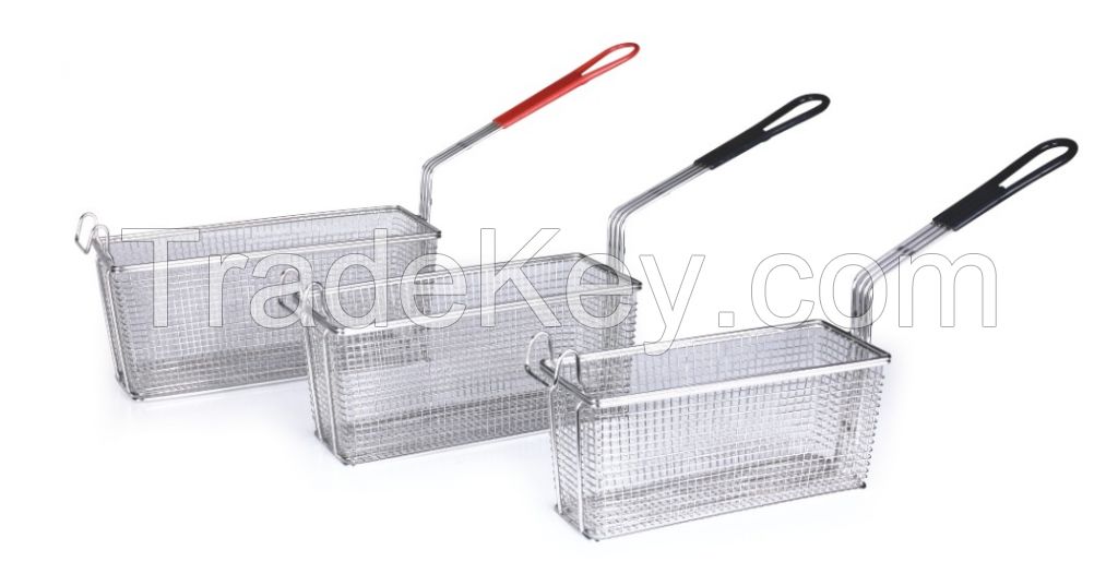 Stainless Steel Fryer Basket (with front hook)