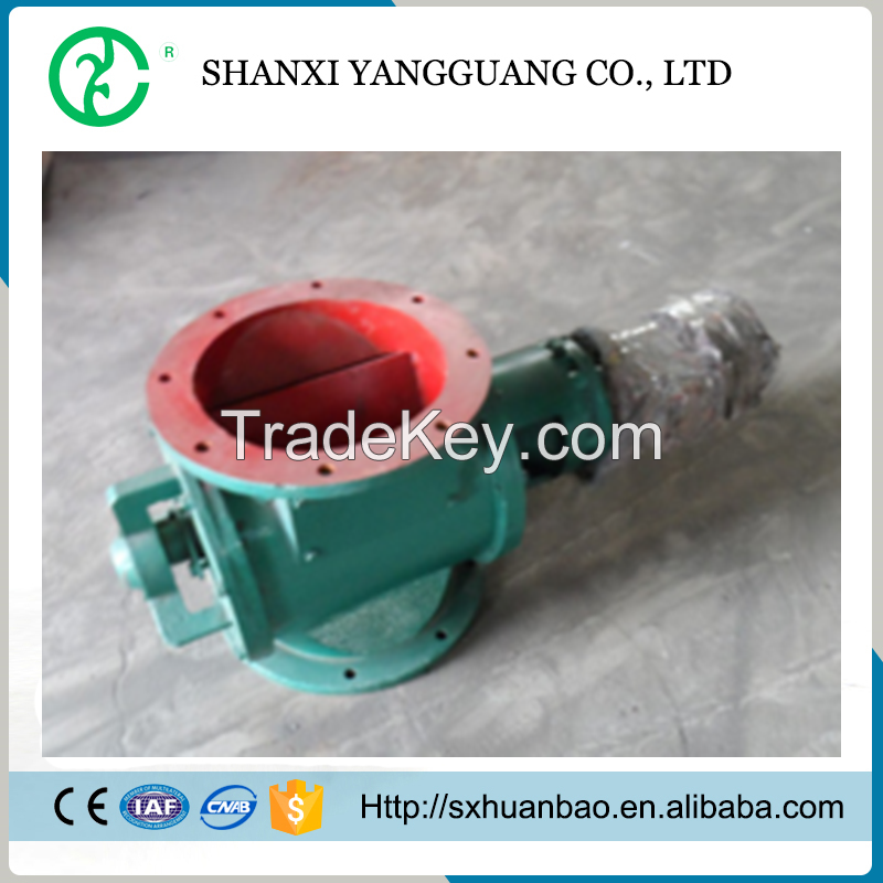 High temperature cast iron airlock rotary discharge valve