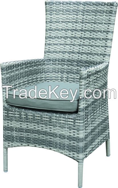 Aluminium rattan chair