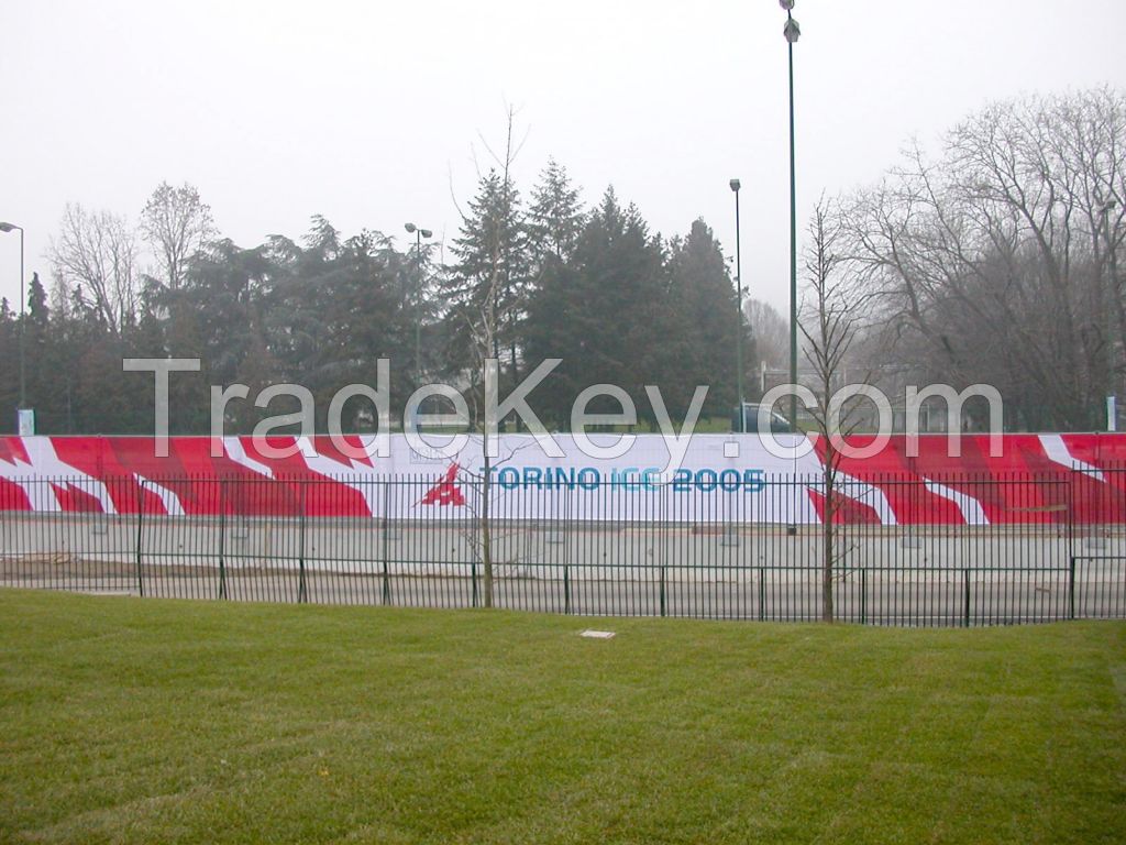 Fence banner , fence flag, fence wrap, 