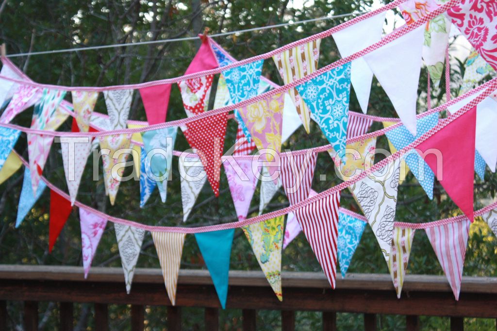 Bunting ship flag, boating flags, coloured  flags, variegated flag