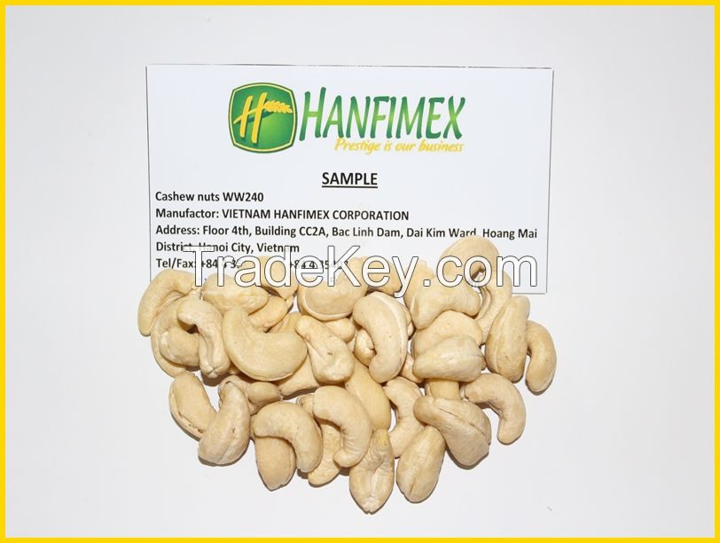 Cashew nuts in high quality from Vietnam