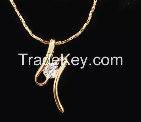 18k gold plated necklace with discount price