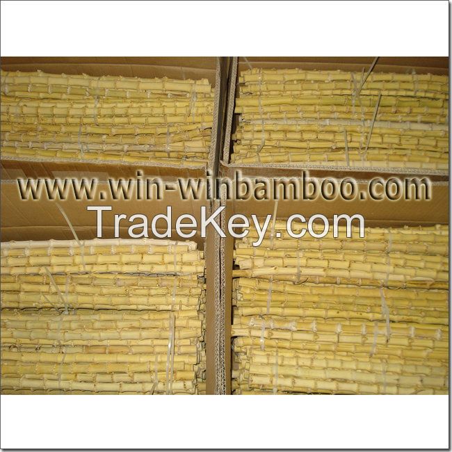 Treated bamboo rhizomes for handles