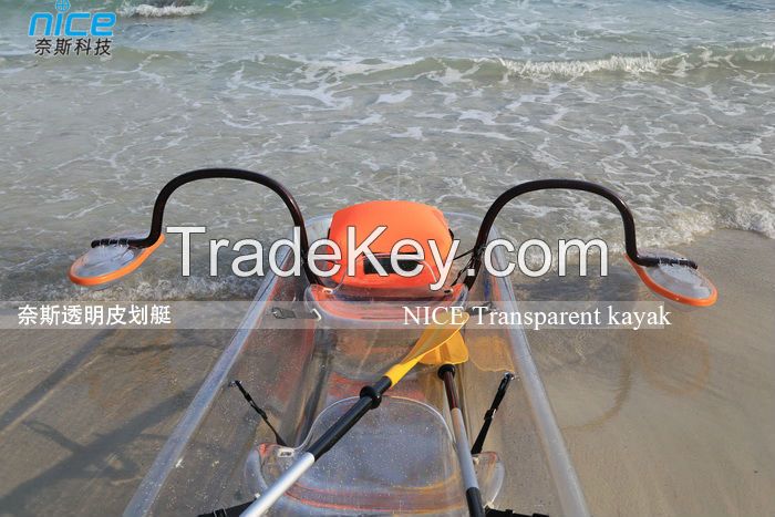 Transparent kayak canoe