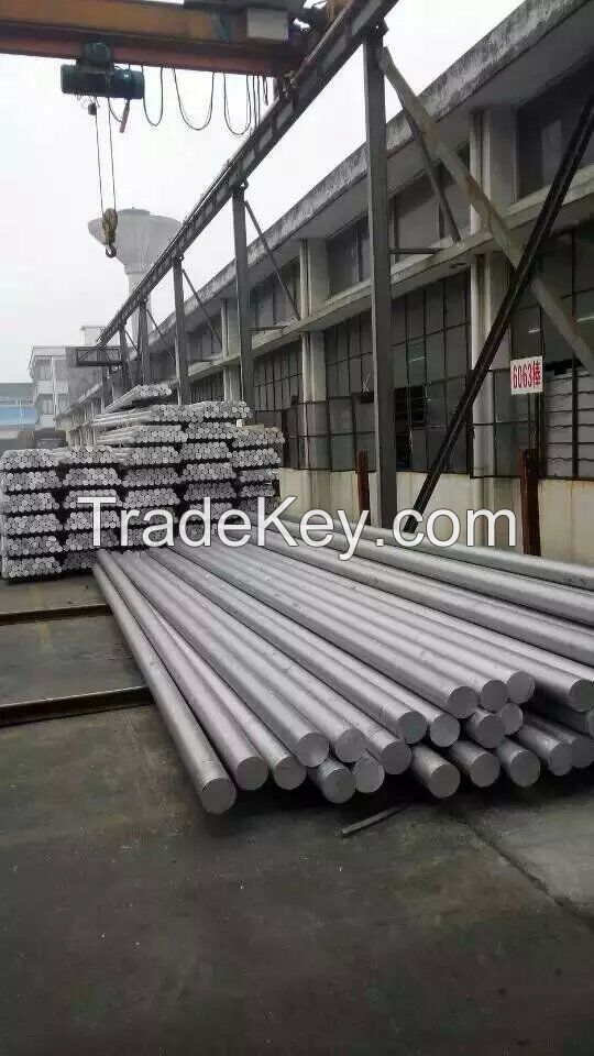 Aluminum rod , 6063, raw material